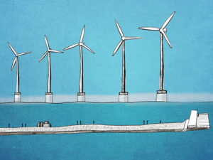 Wind turbines graphic